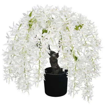 Produktbild von Kunstblume Glyzinie in Topf, 35 cm