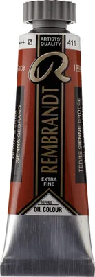 Obrázek produktu pro Rembrandt olejová barva v tubě 15 ml, pálená siena 411