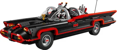 Produktbild von LEGO DC Batman: Batmobil aus der 60er-Jahre-Fernsehserie, Auto zum Sammeln, Bauset mit Action- und Minifiguren, Superhelden Sammelfiguren, Fahrzeuge, Geschenke für Erwachsene 76328