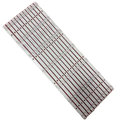 Immagine prodotto di Strisce LED, 12 pezzi/set, lunghezza 647 mm, lampade LED, materiale in alluminio,