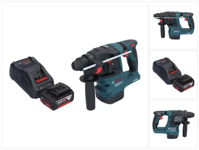 Immagine prodotto di Bosch GBH 18V-22 Trapano a percussione professionale a batteria 18 V 1,9 J SDS Plus Brushless + 1x batteria ricaricabile 5,0 Ah + caricabatterie