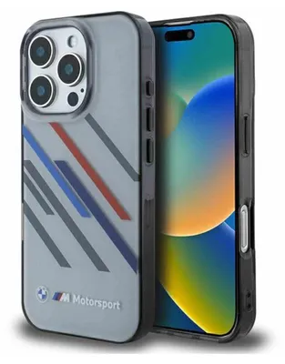 Produktbild von Fall Bmw Motosport Iml Zufällige Streifen Na Iphone 16 Pro Max - Szare