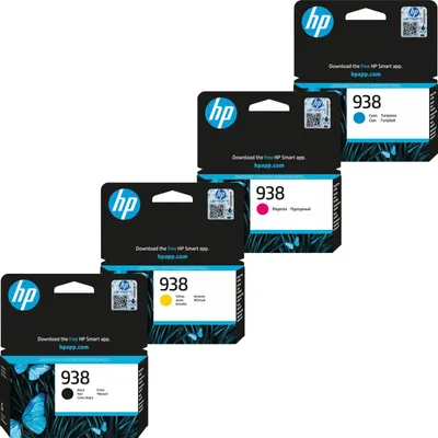 Zdjęcie produktu dla Oryginalne wkłady drukujące HP 938 - 4 sztuki CMYK