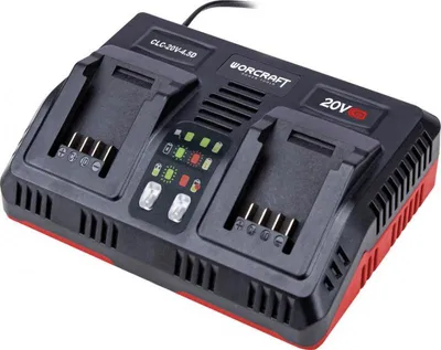 Produktbild von WORCRAFT Doppel-Schnellladegerät für Li-Ionen-Akkus CLC-20V-4.4D für Set S20Li
