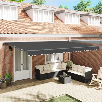 Obrázek produktu pro Maison Exclusive – rám markýzy, antracitová barva, 500 x 300 cm