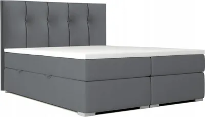 Produktbild von Boxspringbett MALMI für das Schlafzimmer, 180x200 (Grau - Kronos 34)