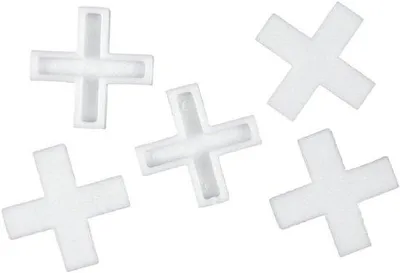 Produktbild von Tegelklemmen - Abstandhalter - Tegellegen - Einfache Verbindung - 8 mm - Weiss