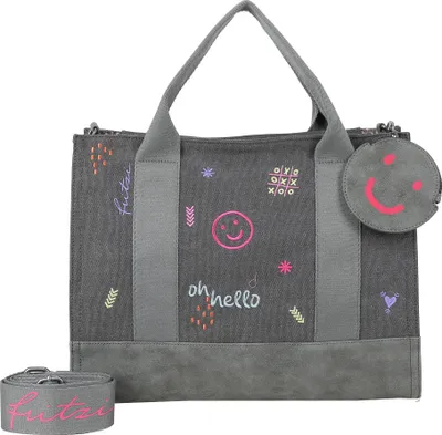 Produktbild von Fritzi aus Preußen Handtasche Schultertasche Limited Tote Bag Embro Fun Anthra anthrazit