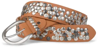 Image de Ceinture à rivets styleBREAKER, style vintage, réglable en longueur 03010024