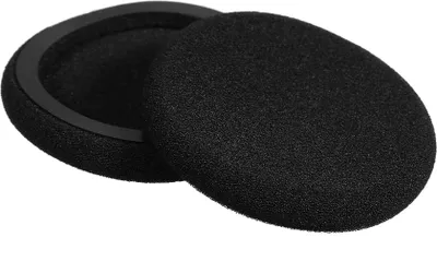 Zdjęcie produktu dla Zapasowe wkładki douszne z miękkiej pianki – kompatybilne z modelami AKG K420, K403, K402, K412P; zamiennik do słuchawek Sennheiser PX90