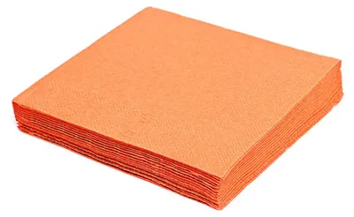 Produktbild von 2000 Servietten Abwischtücher Tellertücher PAP 33x33 cm 1/4 Falz 2-lagig orange