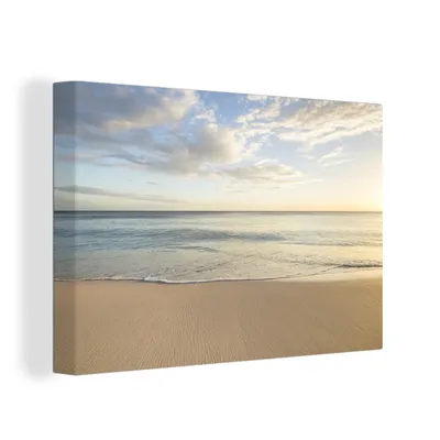 Obrázek produktu pro OneMillionCanvasses® Malba na plátně Nástěnná malba na plátně - Pláž - voda - mraky - 150x100cm