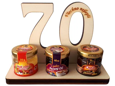 Obrázok produktu pre Darčekový stojan na dobroty k 70 CZ