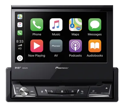 Produktbild von Pioneer AVH-Z7200DAB, Schwarz, 1 DIN, CD, DVD, MOSFET, AAC, FLAC, MP3, WAV, WMA, JPEG