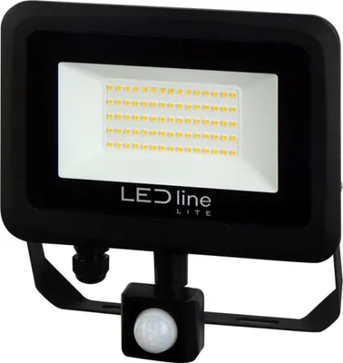 Produktbild von LITE Floodlight PHOTON 50W | IP65 Schutzart | 4000K Neutralweißem Licht | 5000lm 19,1 x 21 x 6,4cm | mit Bewegungsmelder