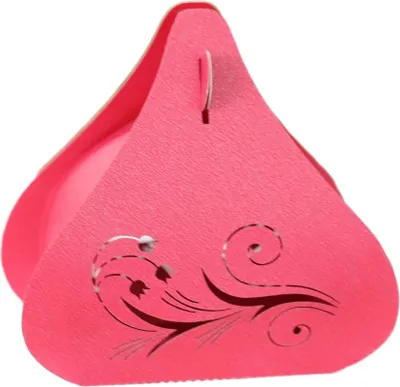 Produktbild von 50 Packungen Laser Cut Tulpen Boxen, Kreative Tulpen Muster Geschenk-Boxen Hochzeit Party Favor Boxen Spitze Süßigkeiten-Boxen