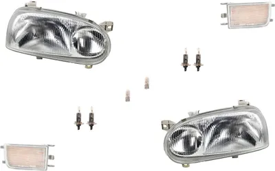 Produktbild von Scheinwerfer passend für VW Golf III 1Hx0 91-97 Leuchtmittel Set Li. Re. Blinker 1H6941017B 1H6941017AF 1H6941017AC 1H6941017L 1H6941018AF 1H69 Johns