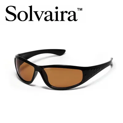 Produktbild von Solvaira™ Futuristische Sonnenbrille Schwarz, UV400 Schutz, stylische Sommerbrille für Damen & Herren