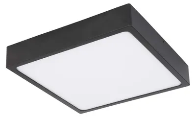 Produktbild von LED Deckenleuchte, Metall, Graphit, Opal, H 2,6 cm