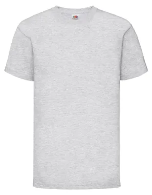 Produktbild von T-Shirt Fruit Of The Loom Valueweight Kindergrau - 3-4 Años
