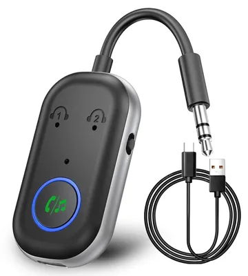 Productafbeelding van Bluetooth Adapter Jack 5.3 - Zender en Ontvanger, 2-in-1 Adapter