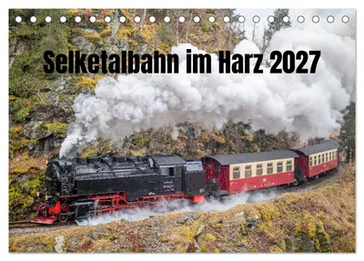 Produktbild von Selketalbahn im Harz (Tischkalender 2027 DIN A5 quer), CALVENDO Monatskalender