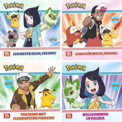 Immagine prodotto di 4er-Set Maxi-Mini 64: Pokémon
