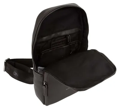 Imagen del producto de Bolso bandolera marrón, compacto, con correa de hombro ajustable, ideal para el uso diario
