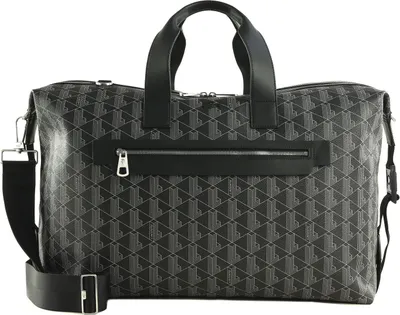 Obrázek produktu pro Cestovní taška LACOSTE The Blend Weekender Monogram Noir Gris black