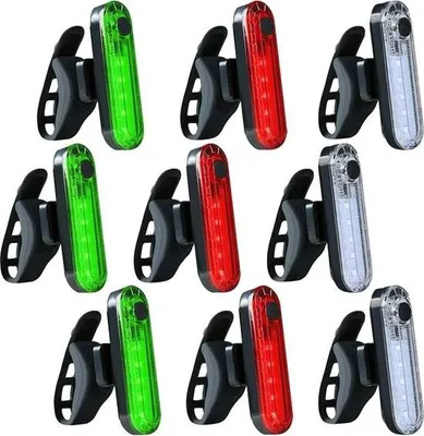 Image de Feux de navigation à LED pour bateaux - pack de 9, mode clignotant, rechargeable par USB - Éclairage de bateau pour kayak, bateau, yacht.