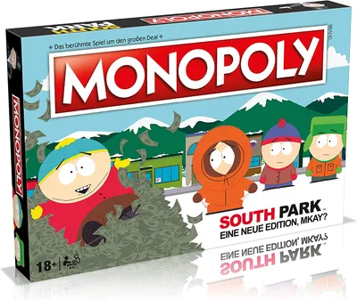 Obrázok produktu pre Winning Moves Monopoly South Park, stolová hra, spoločenská hra, rodinná hra, 48305
