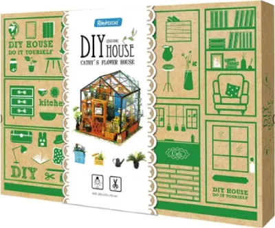 Produktbild von ROBOTIME DG104, DIY-Miniaturhaus, Junge/Mädchen, 14 Jahr(e), Erwachsene/Kinder, Mehrfarbig, 231 Stück(e)