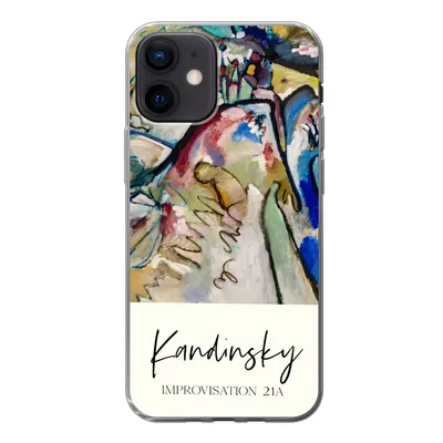 Produktbild von MuchoWow® Handyhülle Schutzhülle Hülle für iPhone 12 Improvisation 21A - Kandinsky - Alte Meister Silikon Softcase Handy Hülle - Schutzhülle