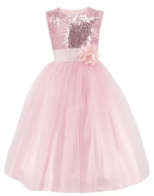 Image de Pour enfants, robe Emma Tiny - 5 à 7 ans - Rose | par Labay