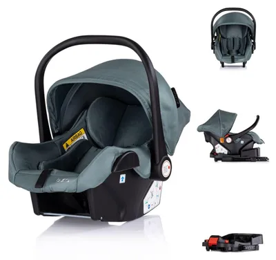 Produktbild von Chipolino Set Babyschale Isofix-Basisstation Aura i-Size (40 - 85cm) verstellbar tuerkis