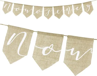 Obrázek produktu pro Hochzeitsbanner 23x155cm (Dekorace a dekorace - Párty)