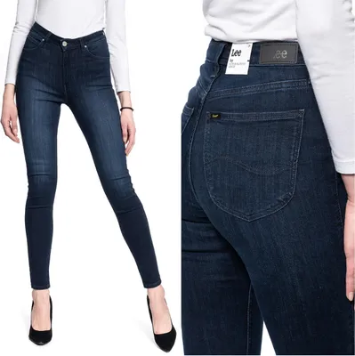Produktbild von LEE, Damen Jeanshose, Skinny fit, IVY, W27 L33, Blau, Jeans, baggyjeans, buggy