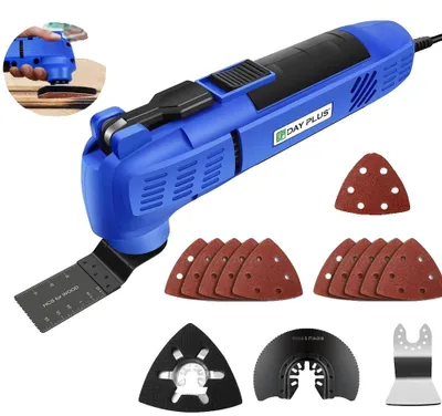 Immagine prodotto di Utensile multifunzione oscillante, 22.000 giri/min, 15 accessori inclusi, utensile oscillante
