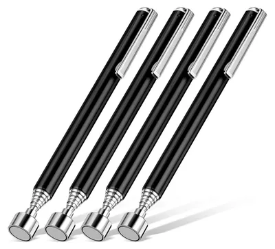 Obrázek produktu pro 4dílný teleskopický magnetický zvedací nástroj, kapesní magnetický zvedací nástroj o hmotnosti 3 libry, velká teleskopická magnetická tyč o délce 25 palců pro muže, vhodné k narozeninám, Dni otců a Vánocům (stříbrná)