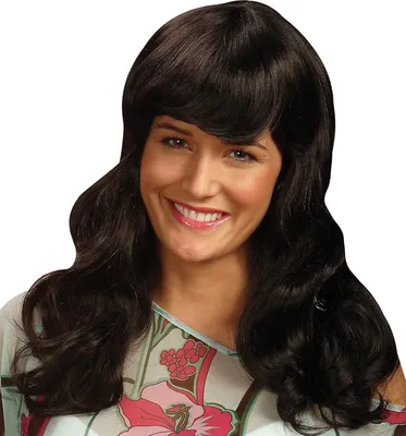 Produktbild von Deluxe Naturlook Damen Perücke (schwarz)