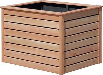 Produktbild von Elegantes Hochbeet B125xT85xH80 cm Lärche Natur Stärke 20x90mm Kräuterbeet Pflanzbeet Gemüsebeet