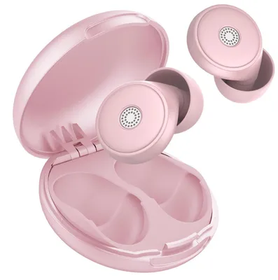 Immagine prodotto di Tappi per le orecchie per dormire - riduzione del rumore di 45 dB, tappi in silicone riutilizzabili con 8 diverse misure e custodia, colore rosa