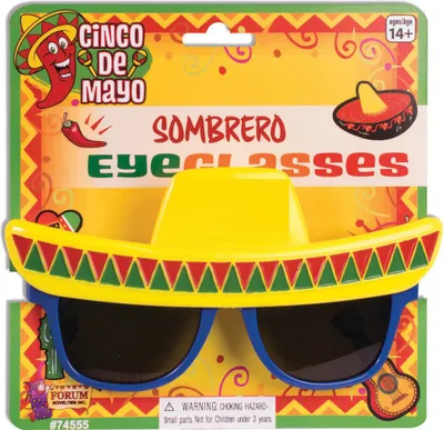 Produktbild von Sombrero Sonnenbrille Kostüm Accessoire