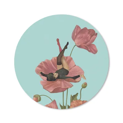Produktbild von MuchoWow® Mauspad Mousepad Träume - Vintage - Frauen 20x20 cm - Mousepads - Maus Mat - Pad - Mausunterlage - Schreibtischmatte