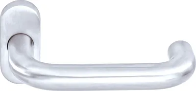 Produktbild von OGRO Drückerlochteil PREMIUM 8100/6620 - mit Rosette, Aluminium silber eloxiert