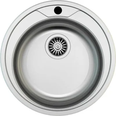 Immagine prodotto di Lavello rotondo incasso per cucina SA02 inox diametro 51 cm