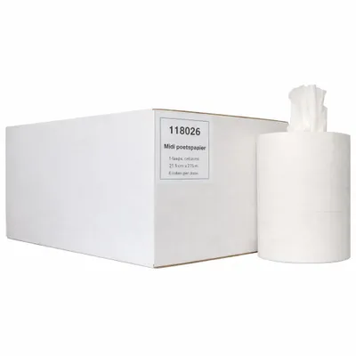 Produktbild von Reinigungspapier Cellulose 1-Lagen 275 m 6 Stück