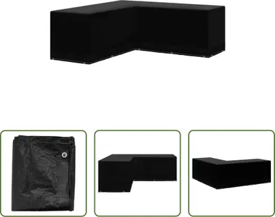 Obrázek produktu pro The Living Store Obal na zahradní nábytek ve tvaru L s 12 oky 250x250x90 cm