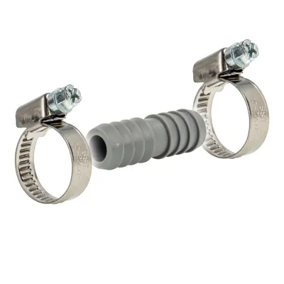 Produktbild von Airfit Schlauchkupplung 10 mm mit 2 edelstahl-Schlauchschellen W2 50023SK