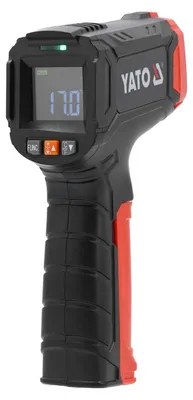 Zdjęcie produktu dla Yato YT-73200, °C, -50 - 600 °C, Czarny, Czerwony, 0,1 °C, 1,5 °C, Kopolimer akrylonitrylo-butadieno-styrenowy (ABS)